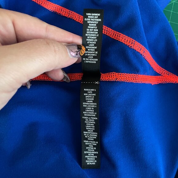 Ralph Lauren RLX Men XL Blue Red 1/4 Zip Shirt 2015 US Open Chambers Bay Golf - Picture 12 of 12